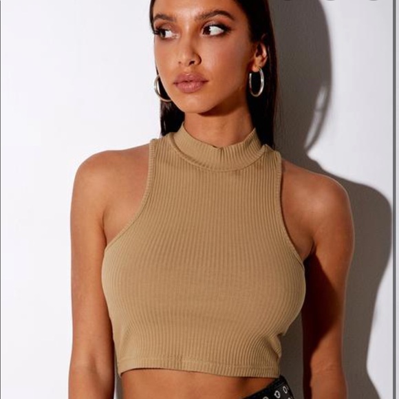 Motel Rocks Tops - motel rocks high neck crop top